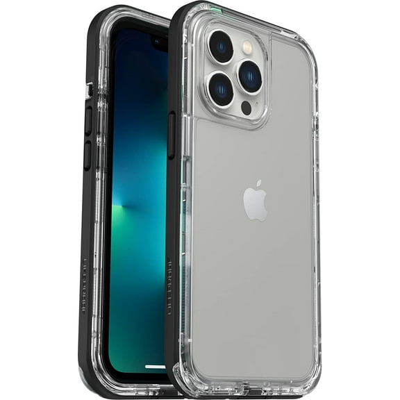 LifeProof NEXT SERIES Case for iPhone 13 Pro ONLY - BLACK CRYSTAL CLEAR/BLACK