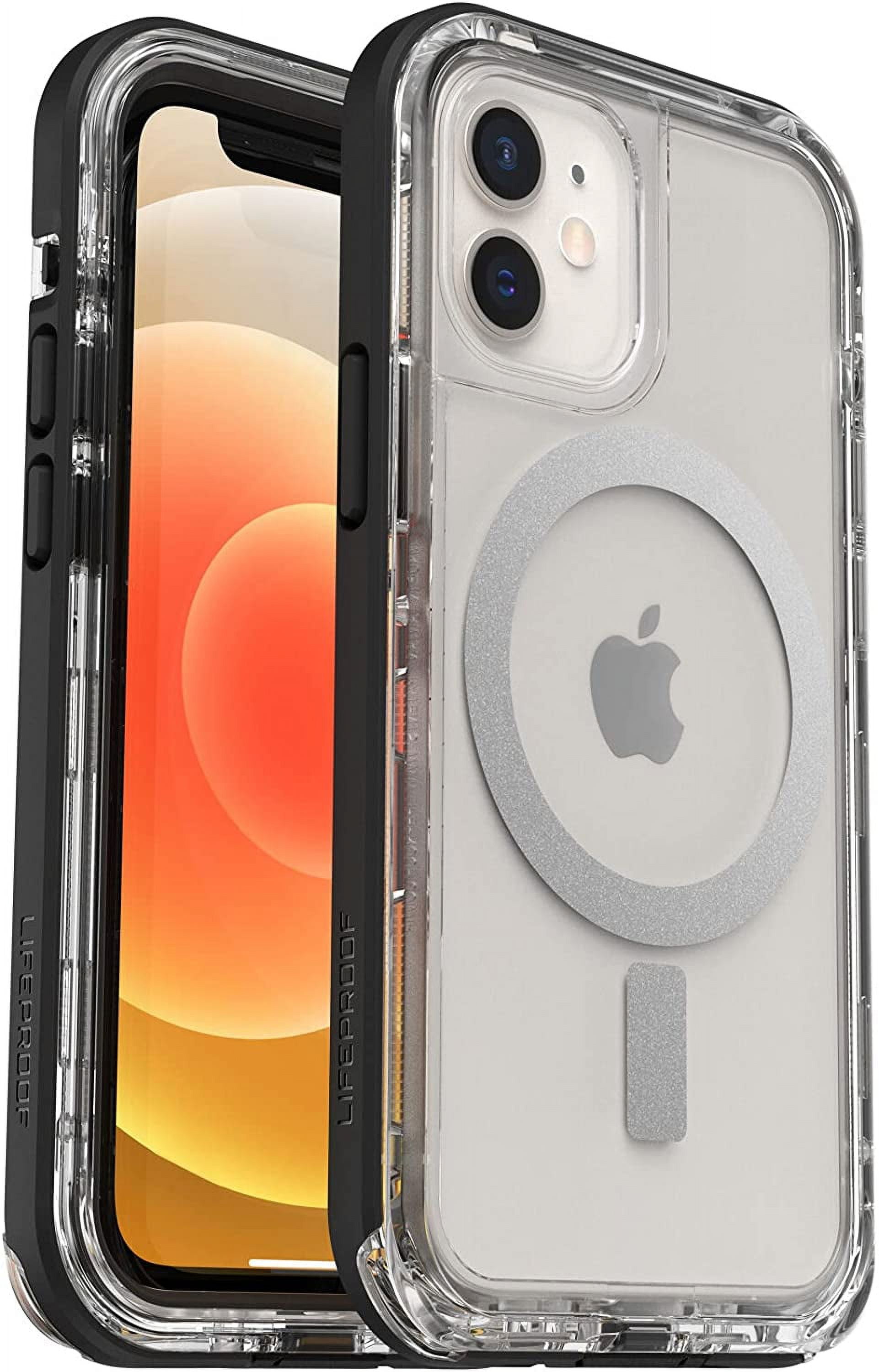 LifeProof Next Case with MagSafe for iPhone 12 Mini, Black Crystal, 2M