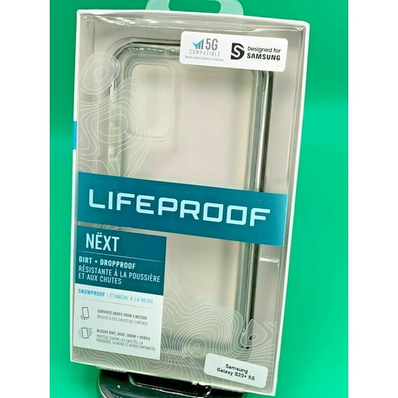 LifeProof Next Series Case for Samsung Galaxy S20+ (Plus) 5G - Black/Clear