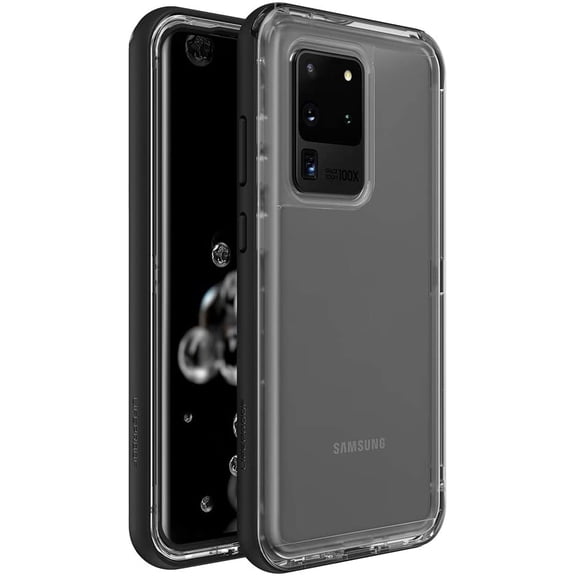 LifeProof Next Series Case for Samsung Galaxy S20 Ultra & S20 Ultra 5G, Black Crystal (Restored)
