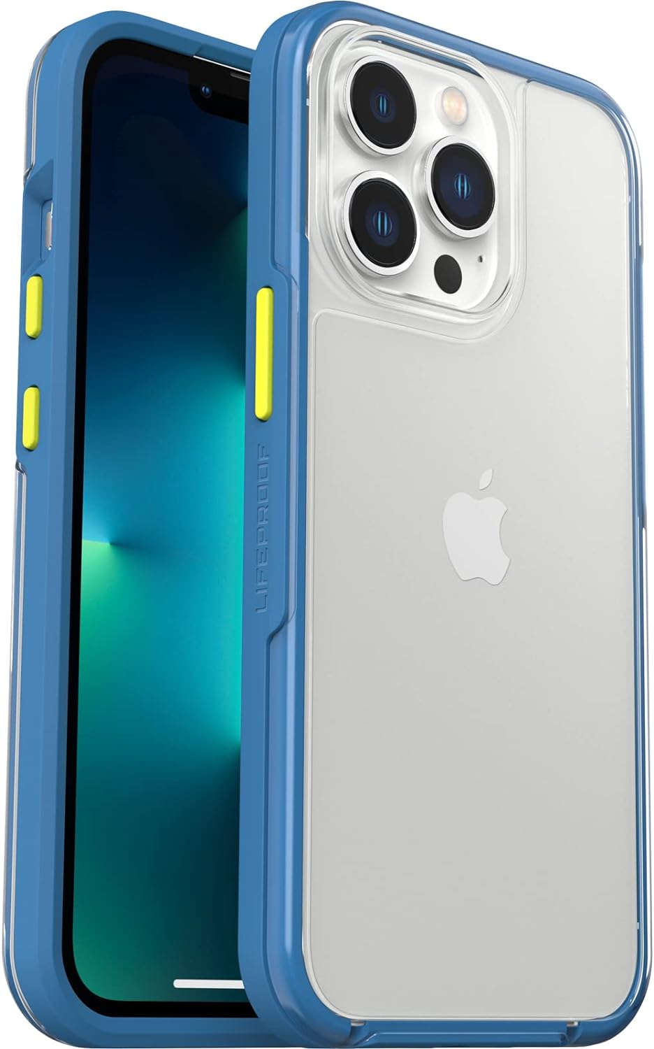 Custodia LifeProof NËXT Series Per IPhone 12 E 12 Pro, Blu Lago Trasparente, Protezione Cadute 2 Metri, Sottile E Resistente A Schizzi