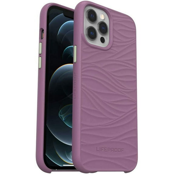 LifeProof Wake Series Case for iPhone 12 Pro Max - SEA Urchin Berry Conserve/Desert SAGE