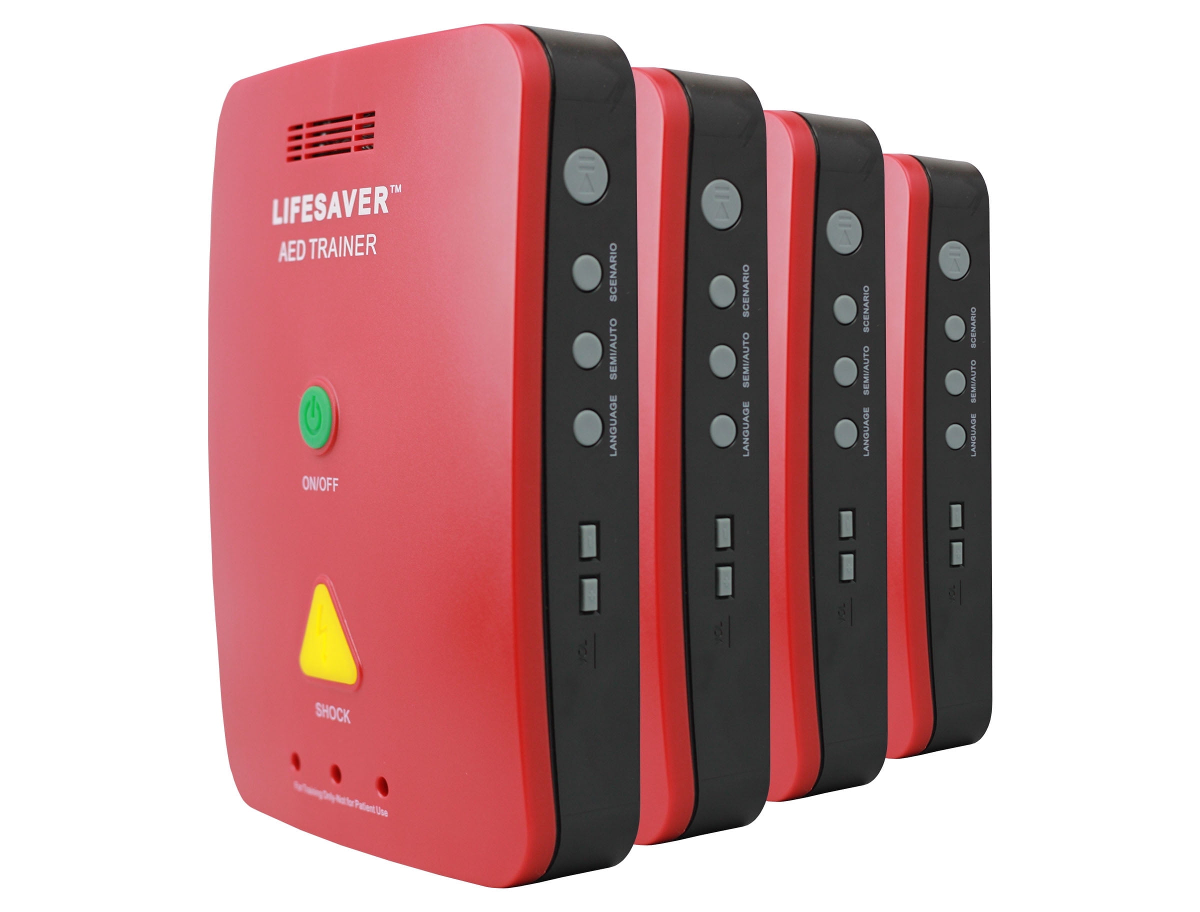 LifeSaver AED Trainer First Aid Kit 4 Pack