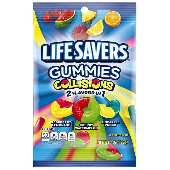 LifeSavers Collisions Gummies Candy Bag7.0oz