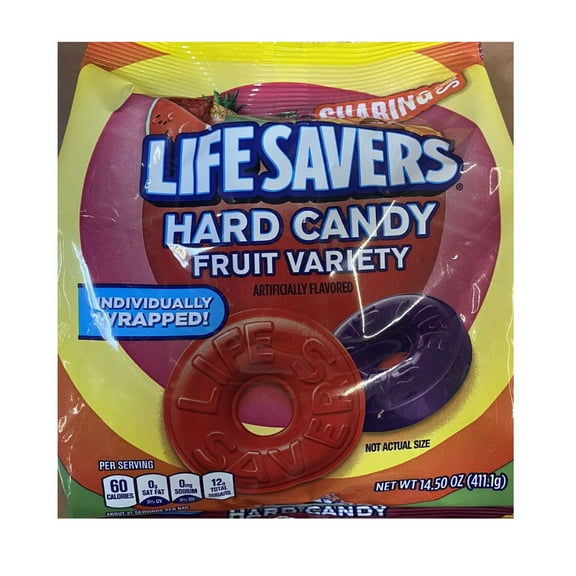 LifeSavers FRUIT VARIETY Breath Mints Bulk Hard Candy Candies 14.5 oz Bag