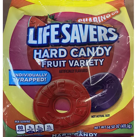 LifeSavers FRUIT VARIETY Breath Mints Bulk Hard Candy Candies 14.5 oz Bag