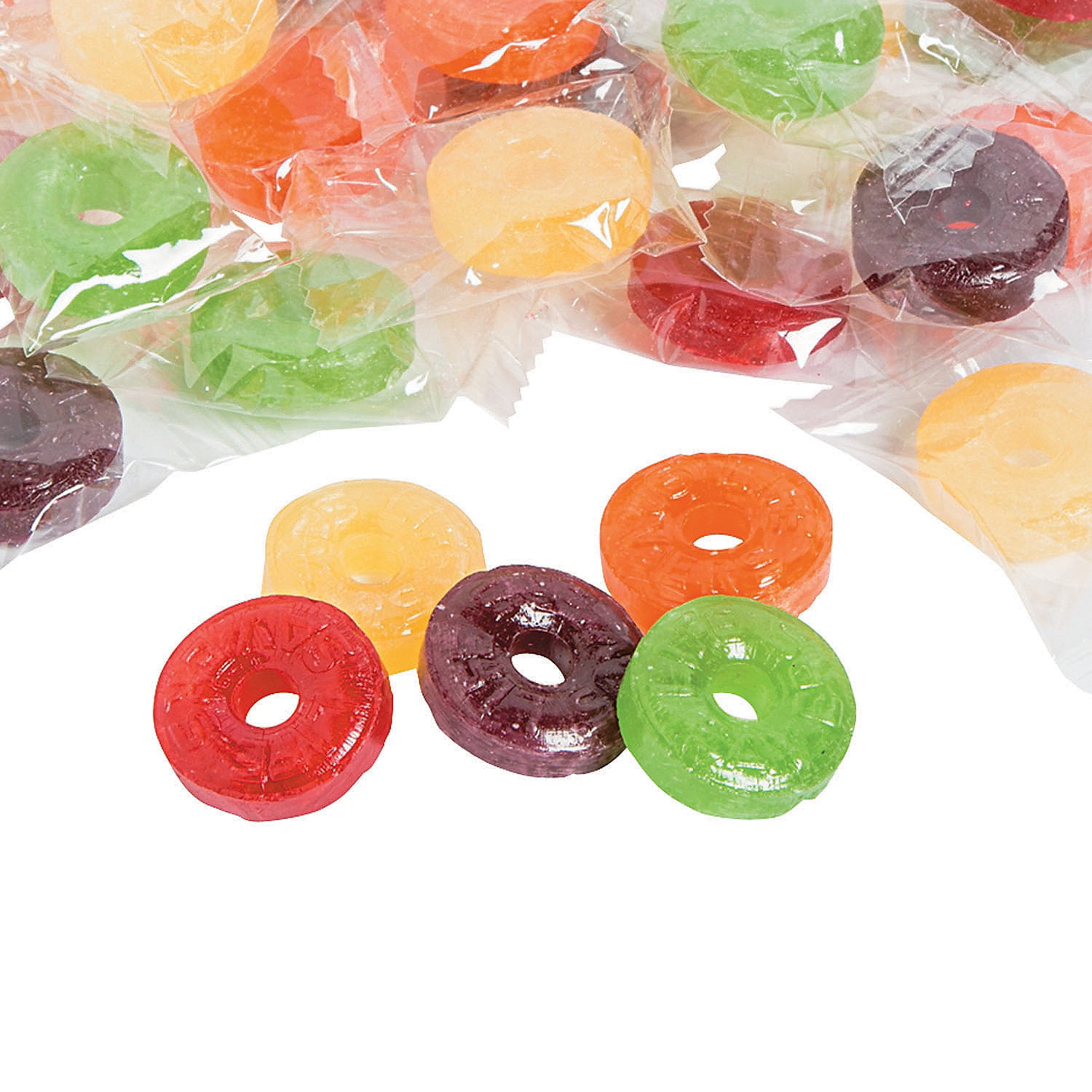 Candy Bracelets & Necklace Bulk 24 Count,(12 Bracelets & 12 Necklace)  Individually Wrapped -Stretchable, Edible, Colorful Fruit Flavor for Party  Favor