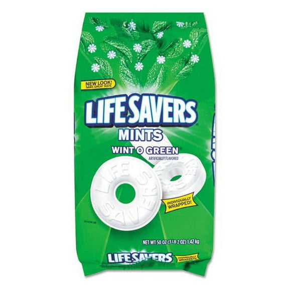 LifeSavers Hard Candy Mints, Wint-O-Green, 44.93 oz Bag