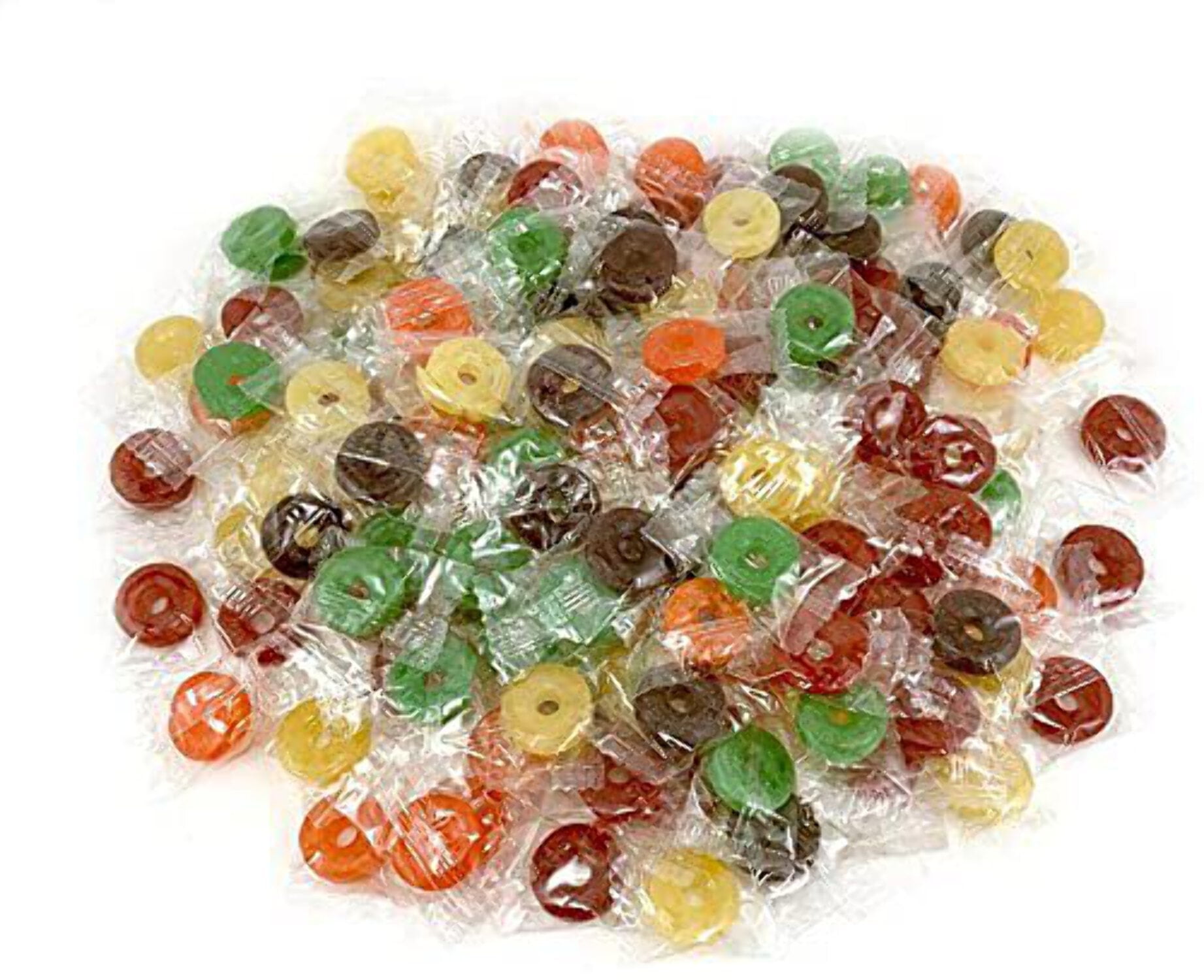 LifeSavers Hard Sugar Candy, 5 Flavor Fruit Assortment, Individually Wrapped, Bulk, 2.0 Pounds, Cherry, Raspberry, Watermelon, Orange Pineapple (5 Flavor Mix, 1 Pack)
