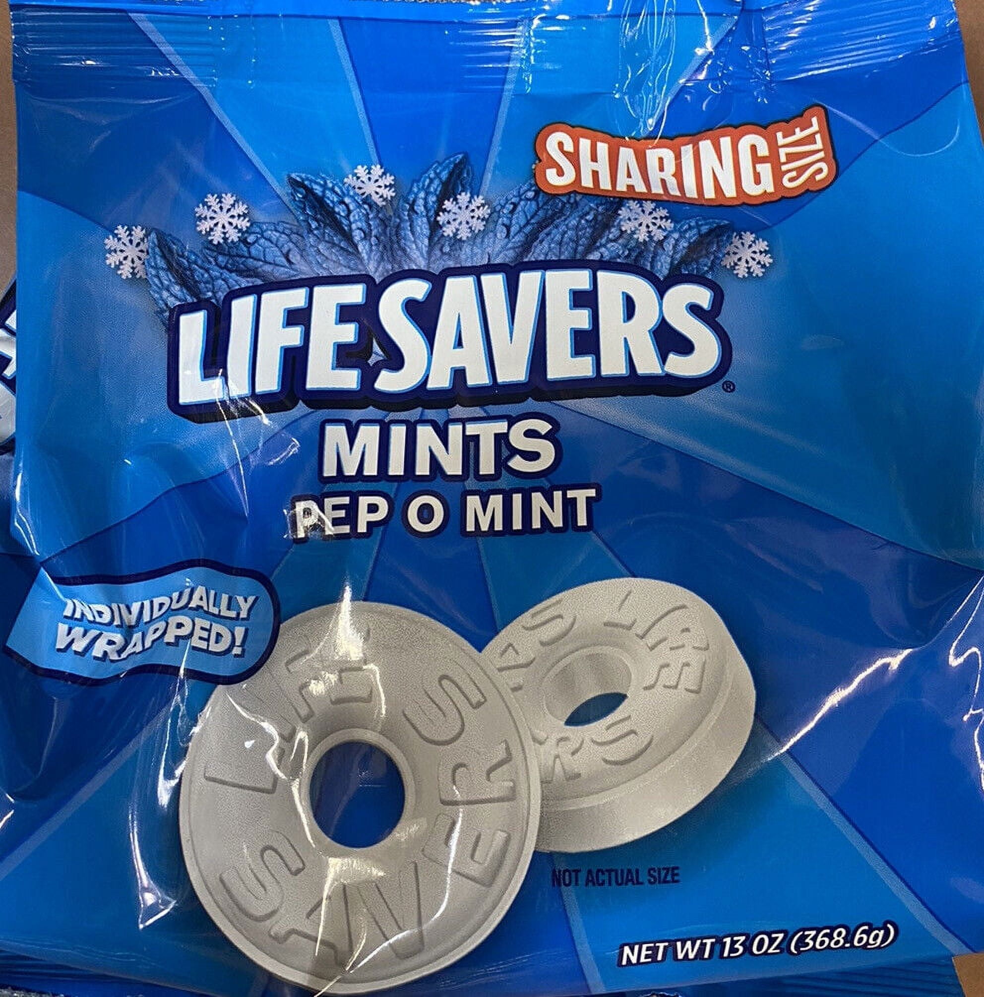 LifeSavers PEP O MINT Breath Mints Bulk Hard Candy Candies 13 oz Bag