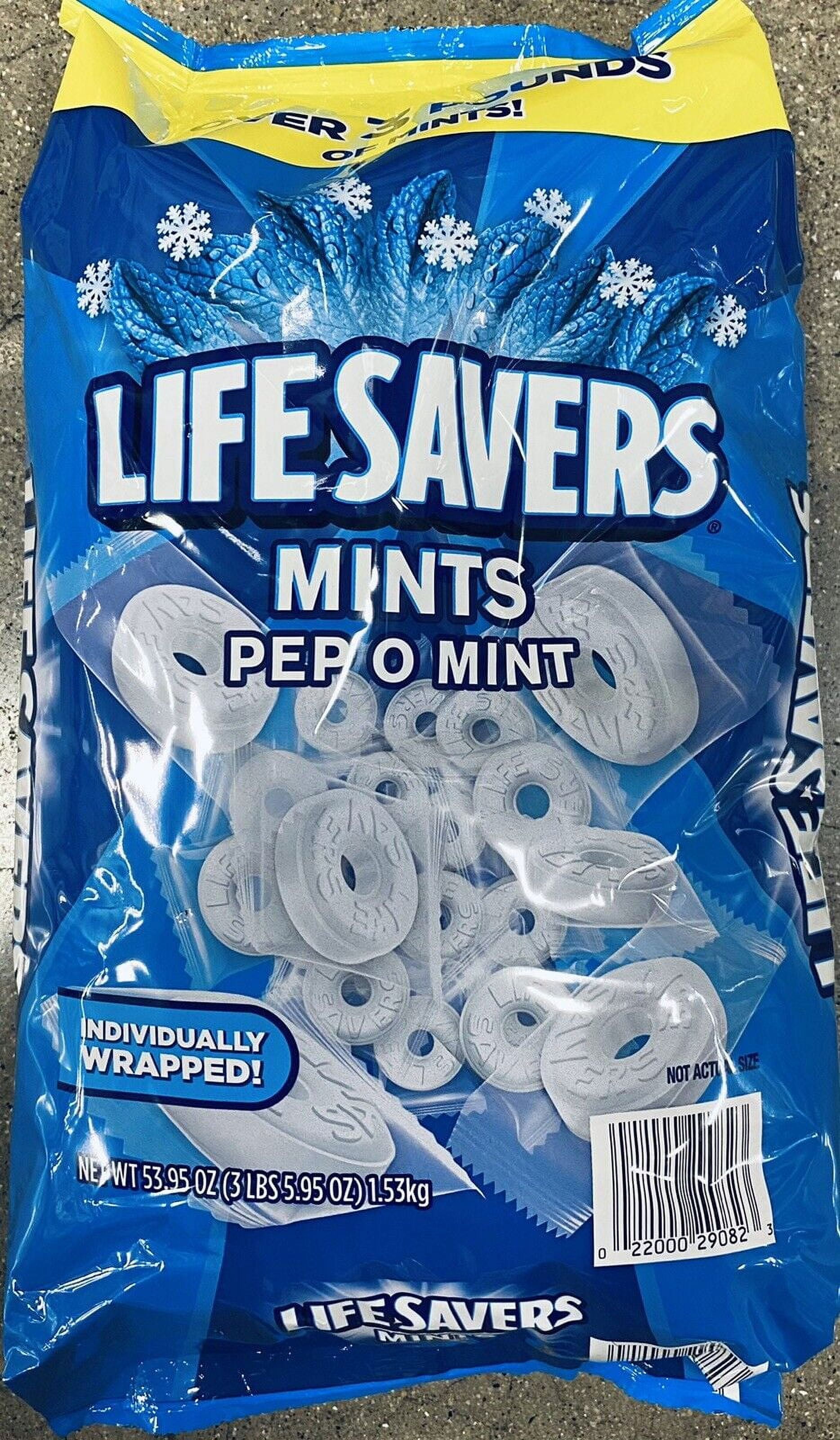 LifeSavers Pep O Mint Breath Mints Bulk Hard Candy Candies 53.95 oz (3.