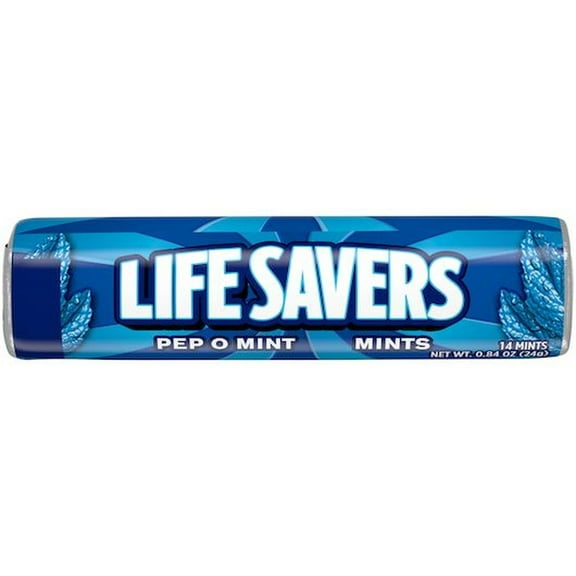 LifeSavers Pep O Mint Candy, 0.84 Ounce -- 300 per Case.