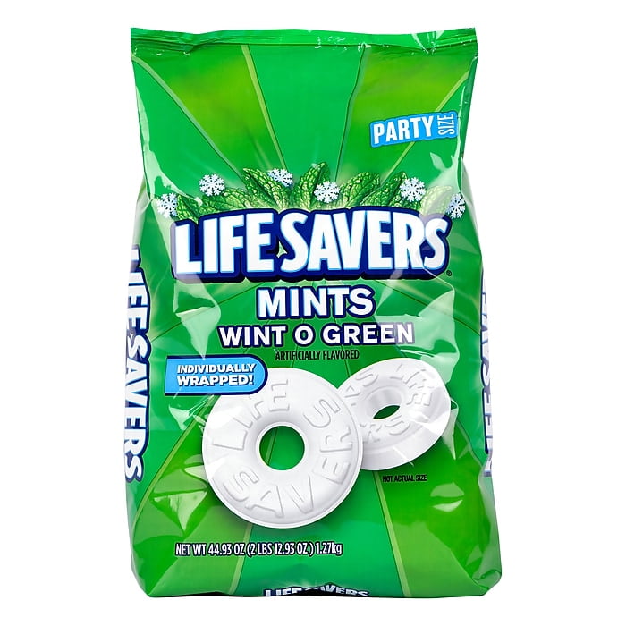 LifeSavers Wint O Green Mints, 44.93 oz. Pack of 3