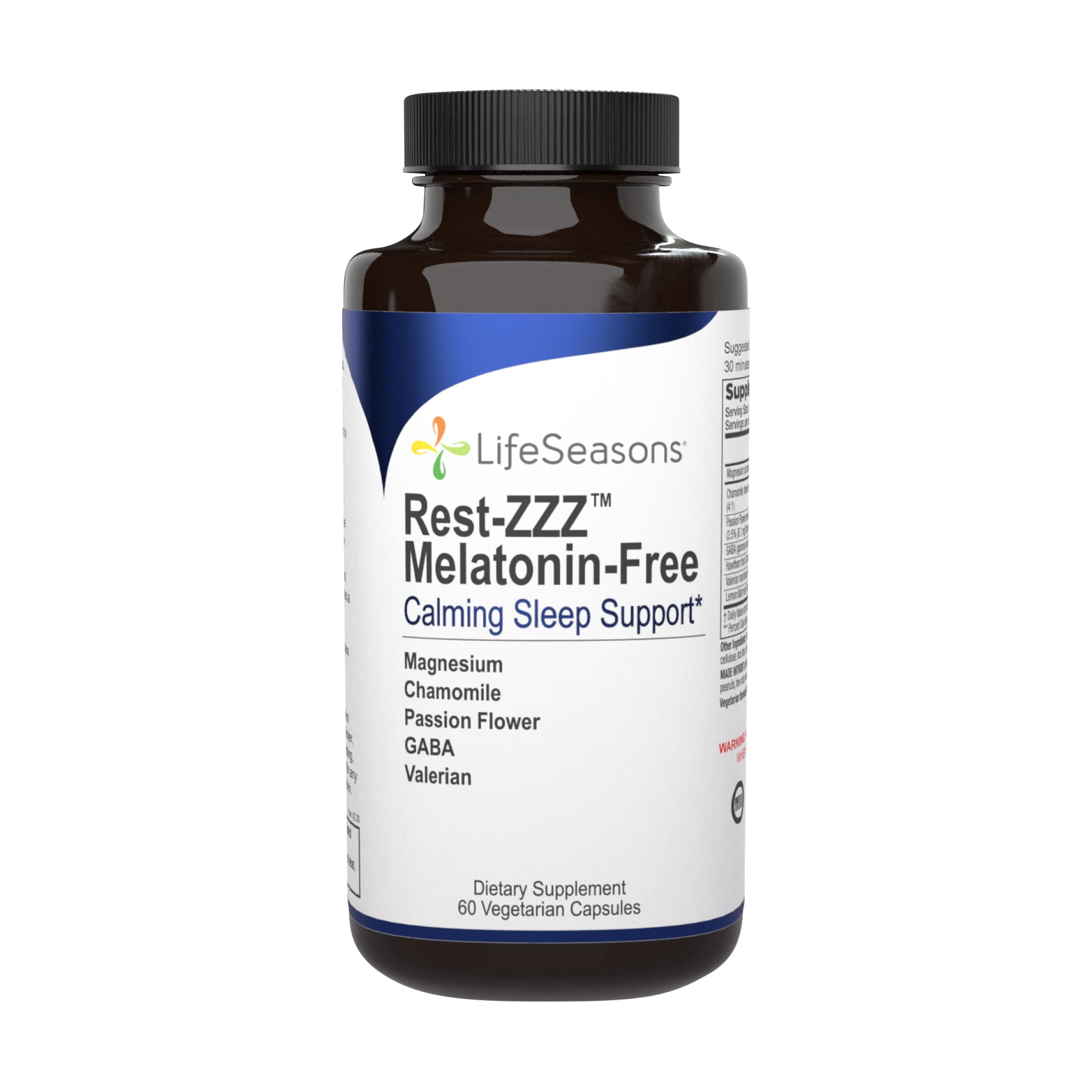 LifeSeasons RestZZZ without Melatonin Natural Sleep Supplement