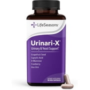 LifeSeasons - Urinari-X - Natural Urinary Tract Support Supplement - Contains Uva Ursi, Cranberry and D-Mannose - 90 Capsules