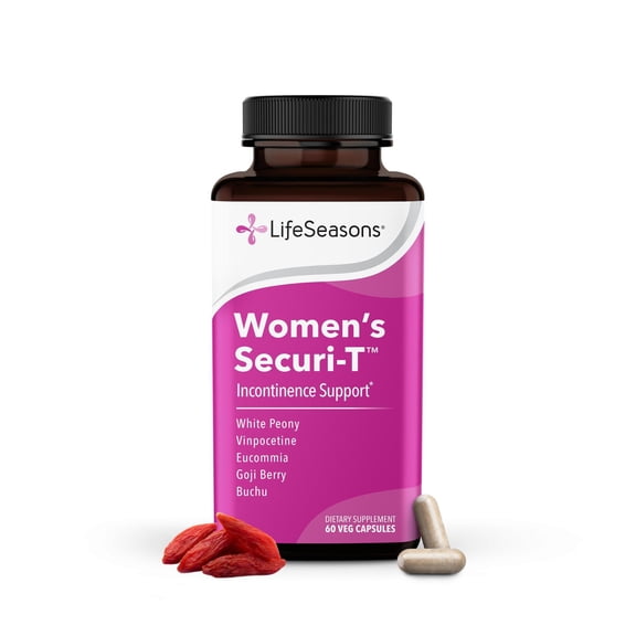 LifeSeasons Women's Securi-T - Women's Bladder Support Supplement - Urinary Health, Bladder Control & Comfort - Capsules