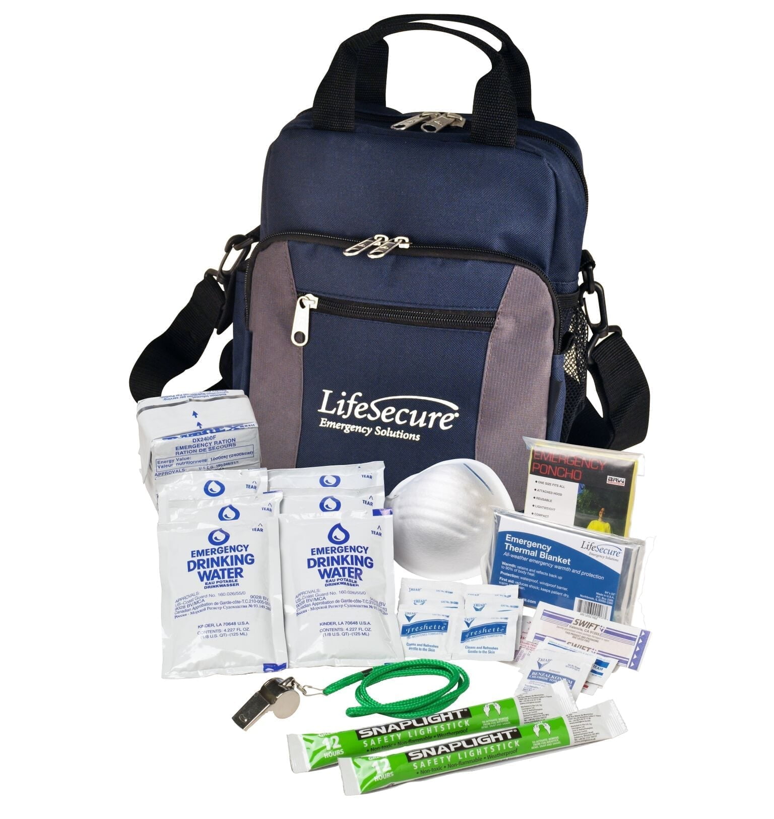 LifeSecure Compact 3-Day Emergency Preparedness Kit