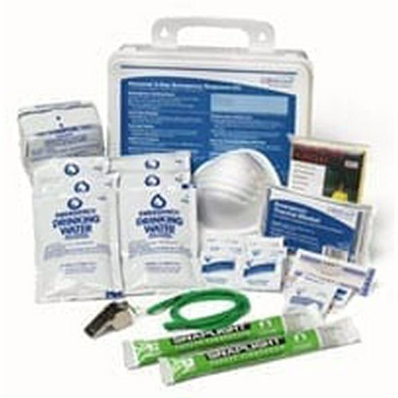 LifeSecure WeatherTight Hard-Box Emergency 3-Day Survival Kit