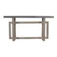 thumbnail image 1 of LifeSky 59 inch Console Table for Living Room Entryway: No Assembly Solid Wood Sideboard with Geometric Base - Distressed Gray - Ready to Use in 60 Seconds, 1 of 11
