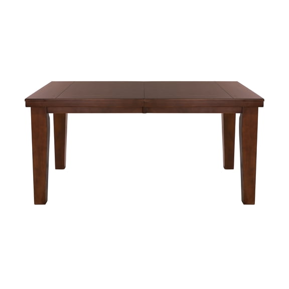 LifeSky Dark Oak Rectangular Dining Table with Self-Storing Extension Leaf, 64"-82" Length, Seats 6, Wood Veneer for Small Dining Room Apartment