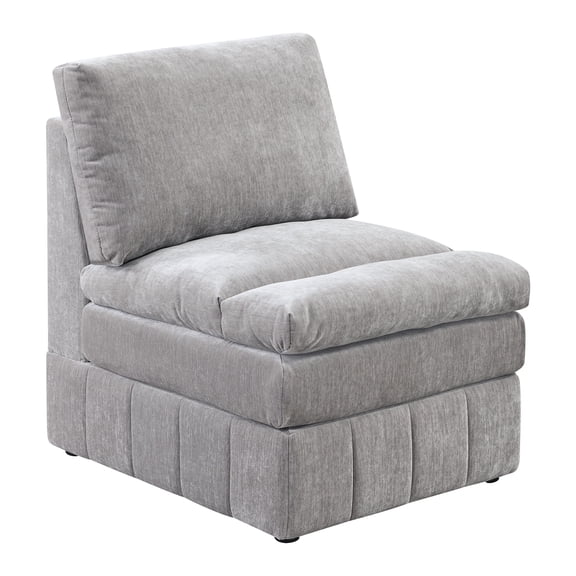 LifeSky Modular Armless Chair for Small Apartment Living Room: Flexible Seating Anyone Can Rearrange in 1 Minute - 3 Configurations - Perfect for Renters, Students & Growing Families