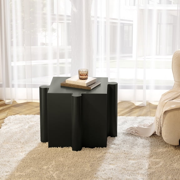 LifeSky Puzzle Art Side Table for Party Hosts & Entertaining: 30-Second Interlocking Setup - BBQ Patio, Poolside & Living Room - 200lb Capacity, MGO, No-Tool Assembly