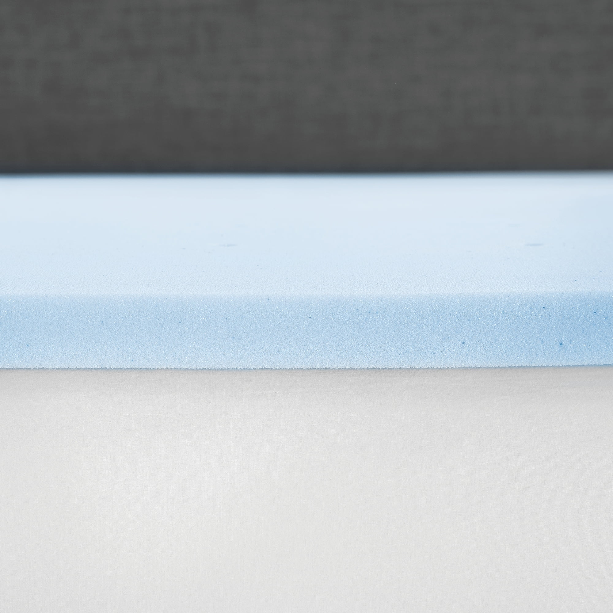 Twin XL Gel-Infused Memory Foam Mattress Topper 1.5 Inch