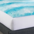 thumbnail image 1 of Healthcare SC, LLC Bodipedic Cooling Gel Swirl Memory Foam Mattress Topper Queen - 3 Inch, 1 of 6