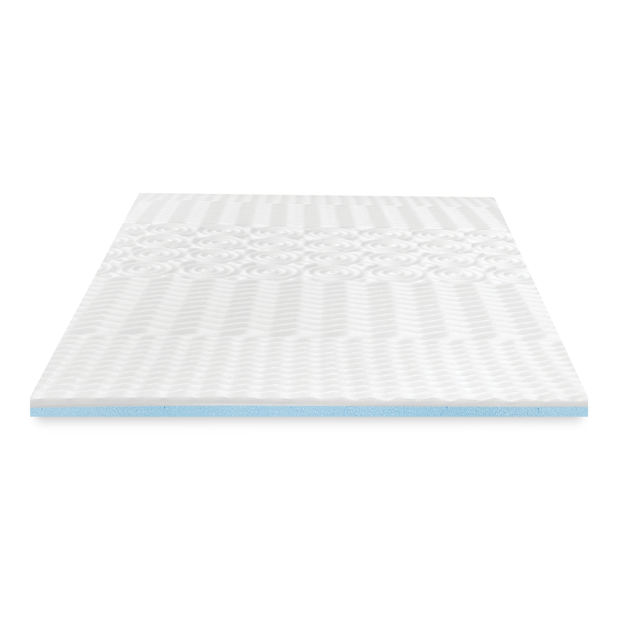 LifeSleep 3Inch Reversible Dual Sided Memory Foam Mattress Topper