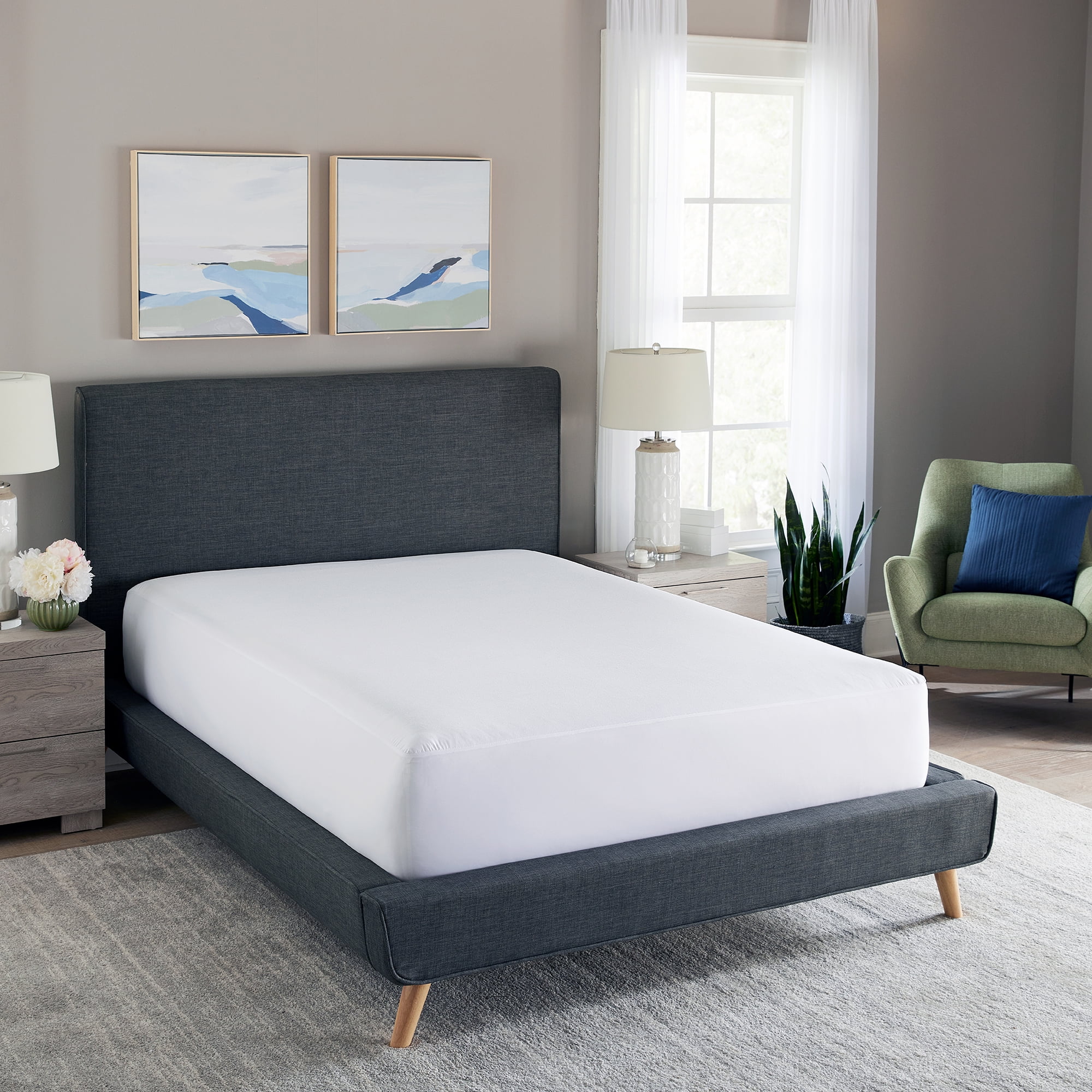 LifeSleep Essentials Whisper Quiet Waterproof Mattress Protector