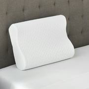 LifeSleep Gel Support Contour Memory Foam Standard Bed Pillow