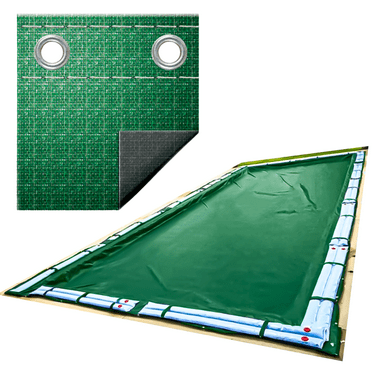 Swimline Hydrotools Supreme Guard Winter Pool Cover for 16x32 Ft Inground Rectangle Pools