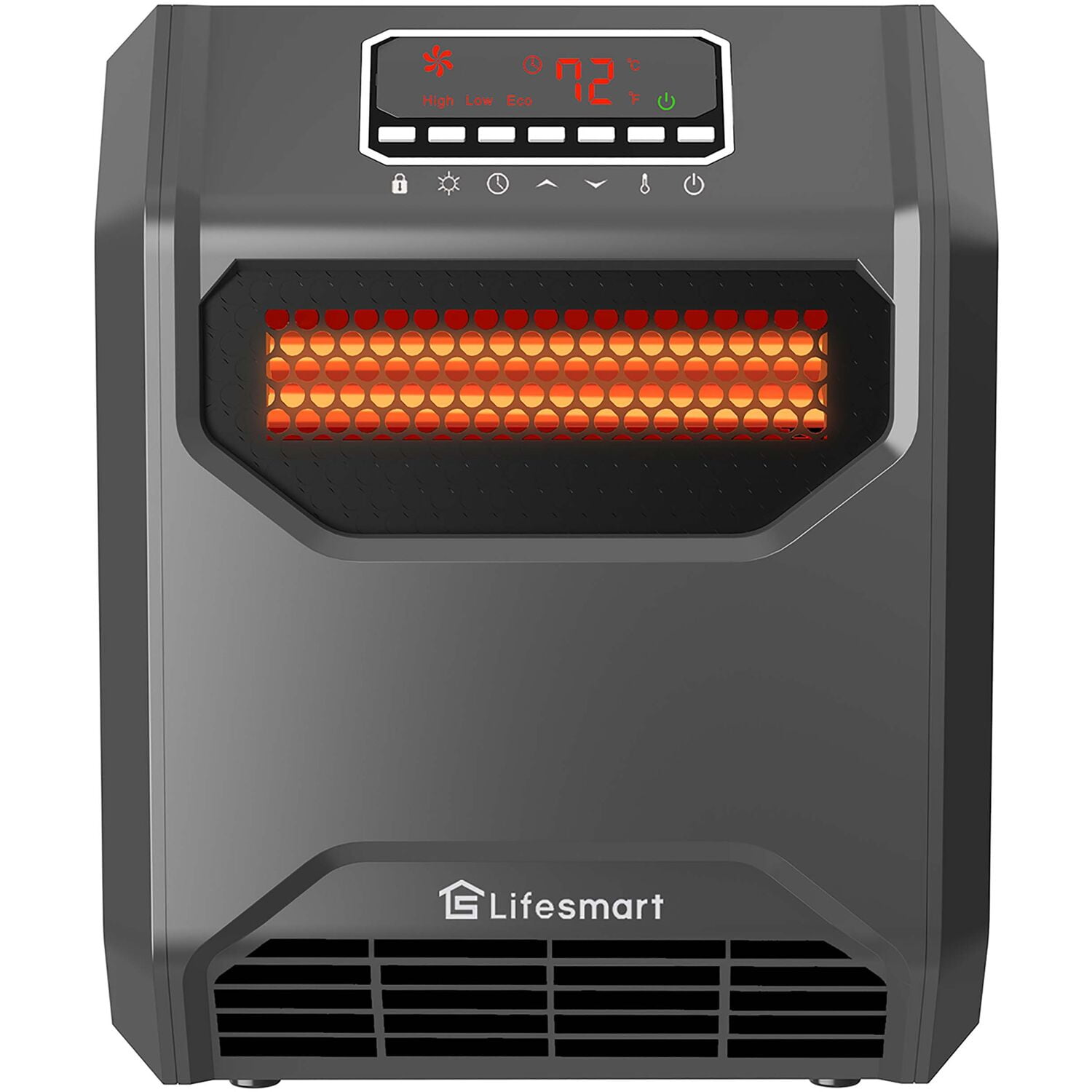 LifeSmart 6-Element Infrared Heater with Front Intake Vent, HT1269 -  Walmart.com
