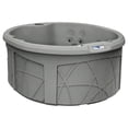 thumbnail image 1 of LifeSmart 4-Person 13-Jet Plug & Play Round Hot Tub with Thermal Cover, Taupe, 1 of 12