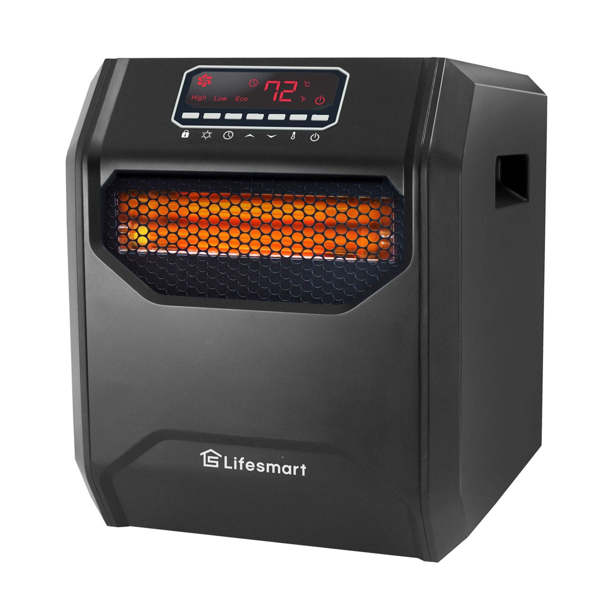 LifeSmart LifePro 1500W 6 Element Infrared Large Room Space Heater w/Remote  - Walmart.com