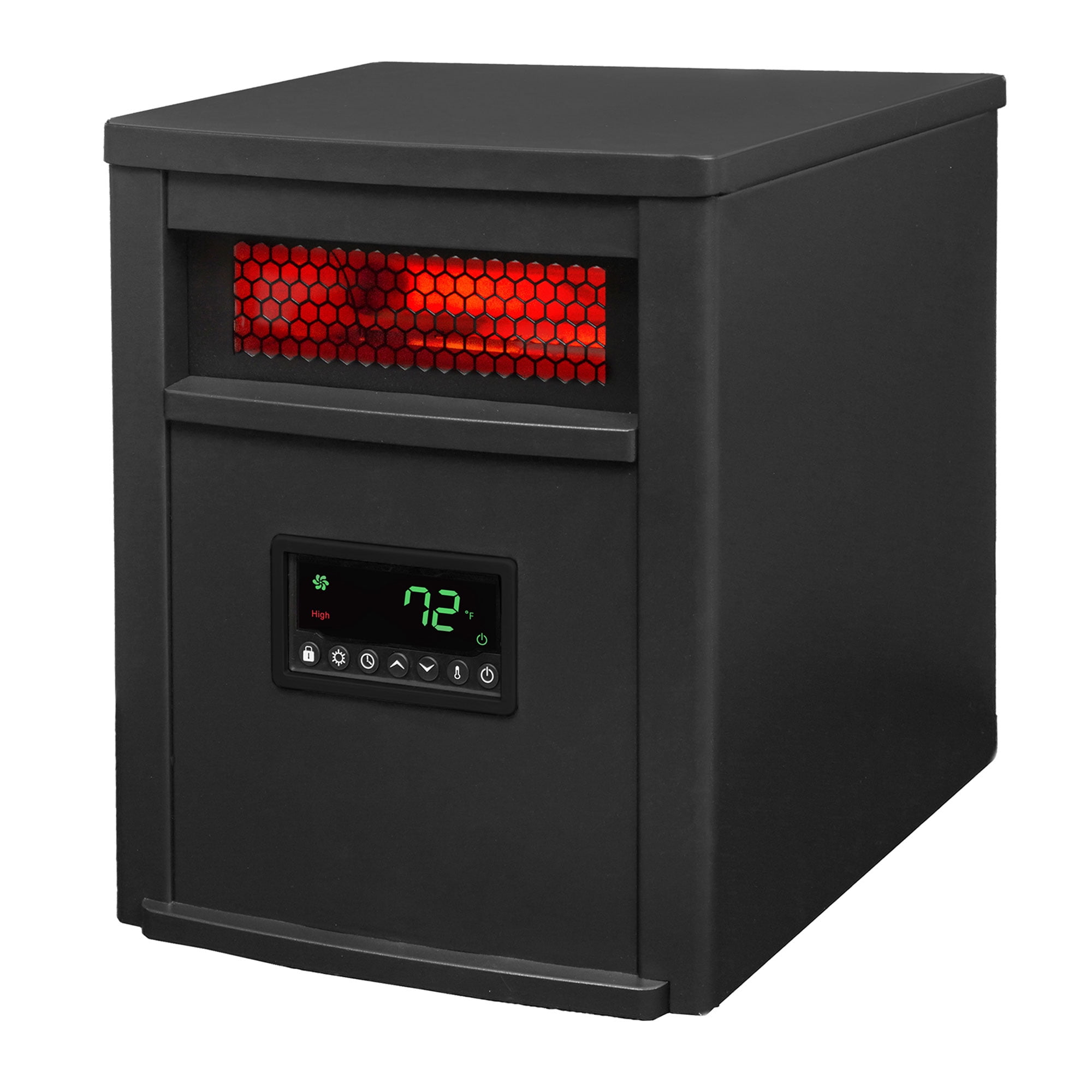 LifeSmart LifePro 8 Element 1500W Infrared Quartz Indoor Space Heater -  Walmart.com