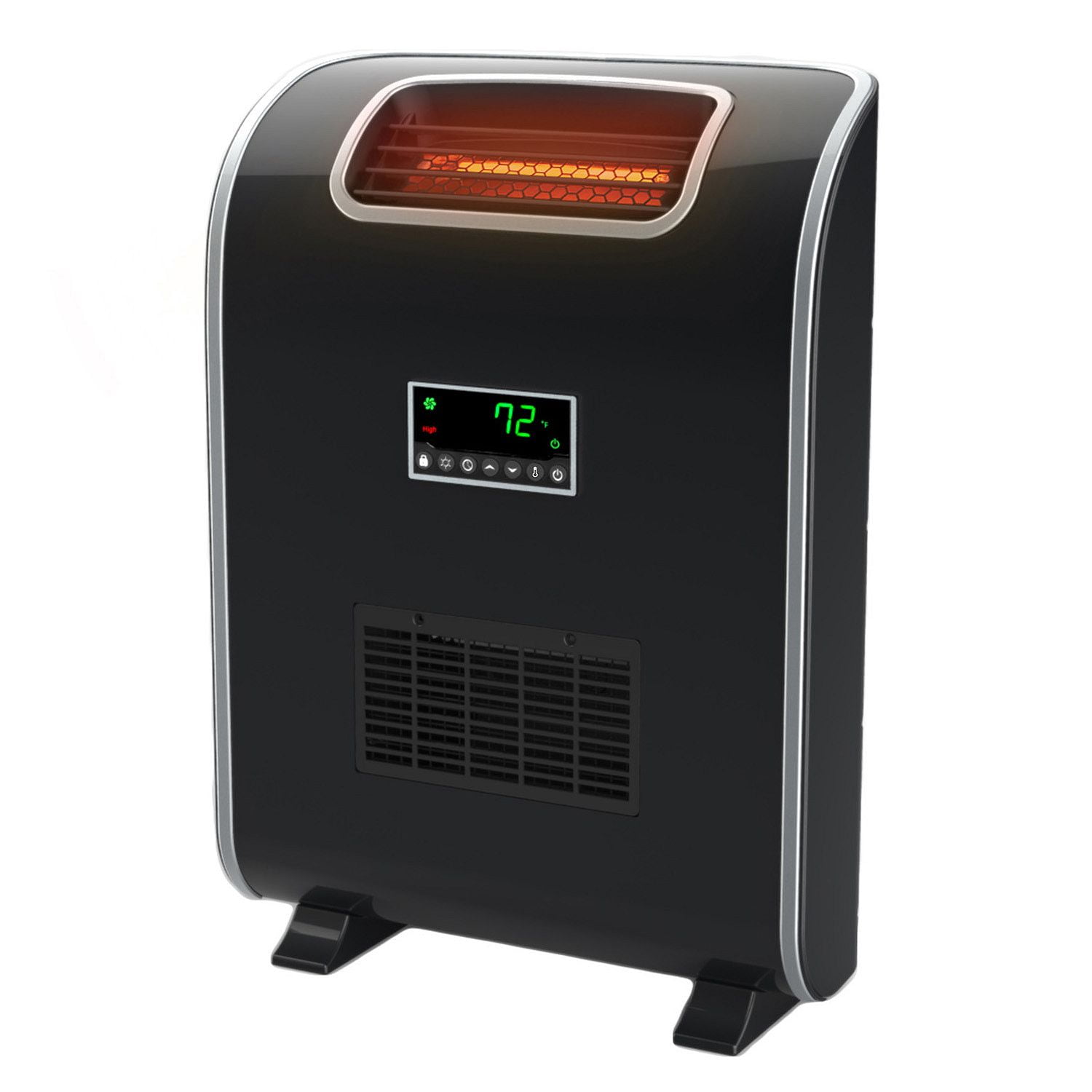 LifeSmart Slimline 4-Element Infrared Quartz with Smart Boost Instant Heat, Large  Room Electric Heater, ZCHT1074US - Walmart.com