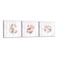 thumbnail image 1 of LifeSong Milestones 12x12 3pc Floral Canvas Set Canvas Wall Art (White), 1 of 3