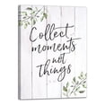 thumbnail image 1 of LifeSong Milestones 24x36 Collect Moments Not Things Canvas Wall Art (White), 1 of 3