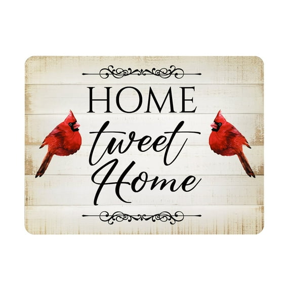 LifeSong Milestones Cardinal Fridge Magnets with Inspirational Verse, White