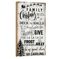 thumbnail image 1 of LifeSong Milestones Christmas Rules Wood Rustic Christmas Decorations Wall Decor, 1 of 6