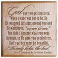 thumbnail image 1 of LifeSong Milestones "God Saw You Getting Tired" Engraved Keepsake Cremation Urn (Maple), 1 of 4