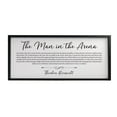 thumbnail image 1 of LifeSong Milestones Inspirational Wood Black Framed Shadow Box Decor  - The Man In The Arena, 1 of 52