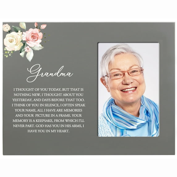LifeSong Milestones Memorial Picture Frame for Sympathy Gifts - Grandma I thought Of You