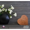 thumbnail image 1 of LifeSong Milestones Personalized Memorial Heart Block Urn - Your Wings Were Ready, 1 of 3