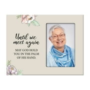 LifeSong Milestones Rustic Sympathy Gifts Tabletop Picture Frame Holds 4x6in Photo, Ivory