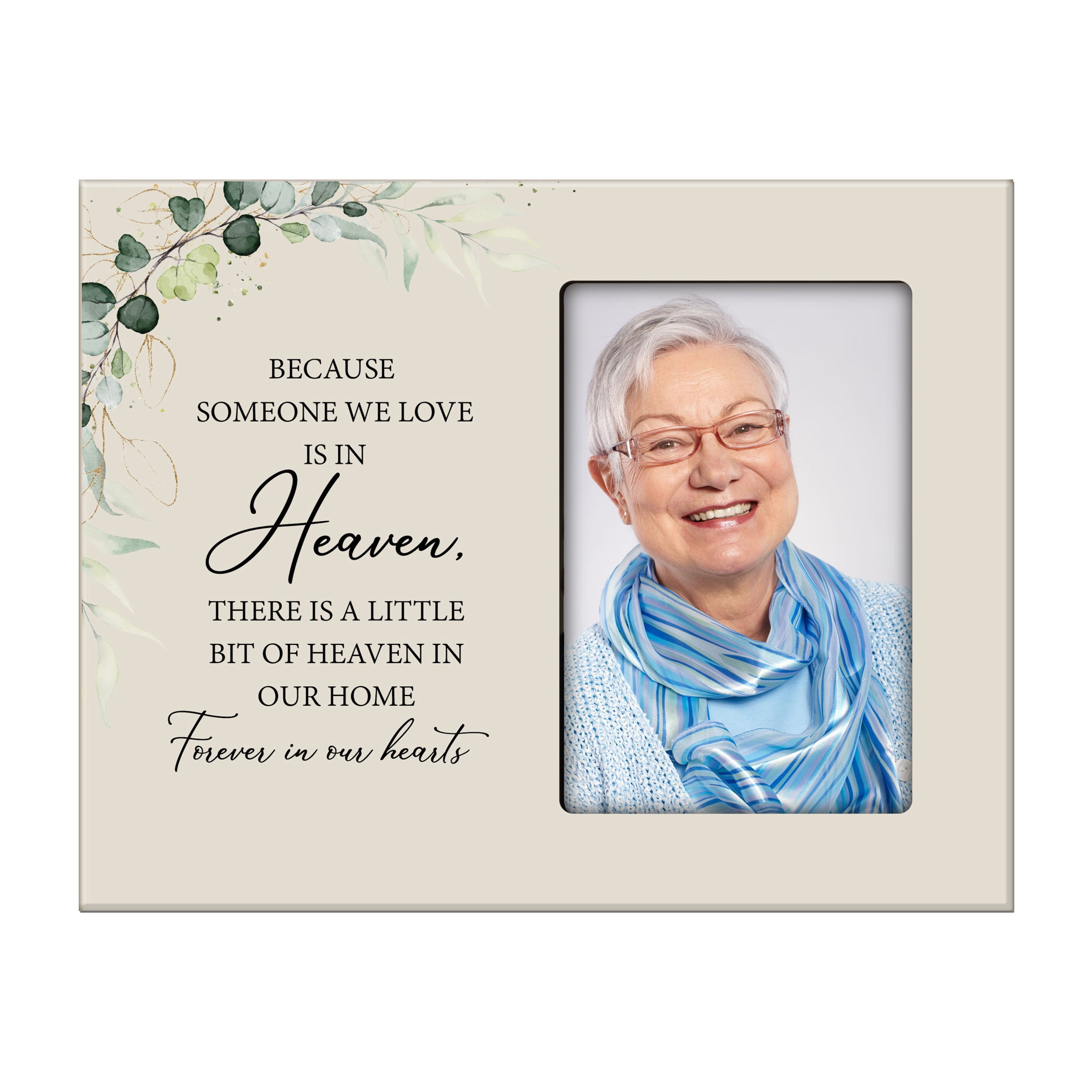 LifeSong Milestones Rustic Sympathy Gifts Tabletop Picture Frame Holds