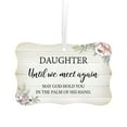 thumbnail image 1 of LifeSong Milestones Scalloped Memorial Ornaments Christmas Decorations for Tree - Daughter, We Meet Again, 1 of 7