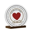 thumbnail image 1 of LifeSong Milestones Unique Wedding Anniversary Sign with Wooden Base, 1 of 7