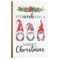 thumbnail image 1 of LifeSong Milestones "We Wish You" Wood Gnome Christmas Wall Art Decor for Home, 1 of 7